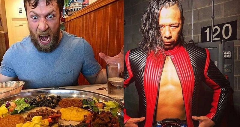 Daniel Bryan (left) could be on Shinsuke Nakamura's (right) radar in the weeks to come